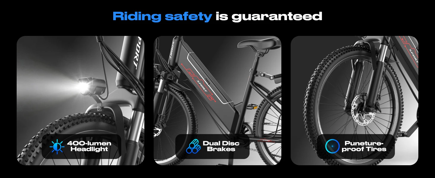 Electric Bike for Adults, 1500W Peak Ebike, 60Miles 25MPH