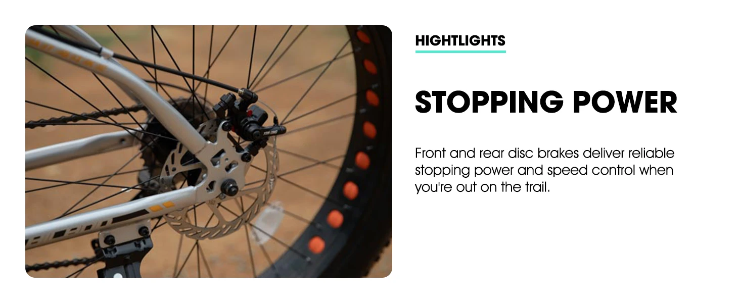 Hiland 20 Inch Kids' Bicycles Fat Tire Mountain Bike for  Age 5 + Years.