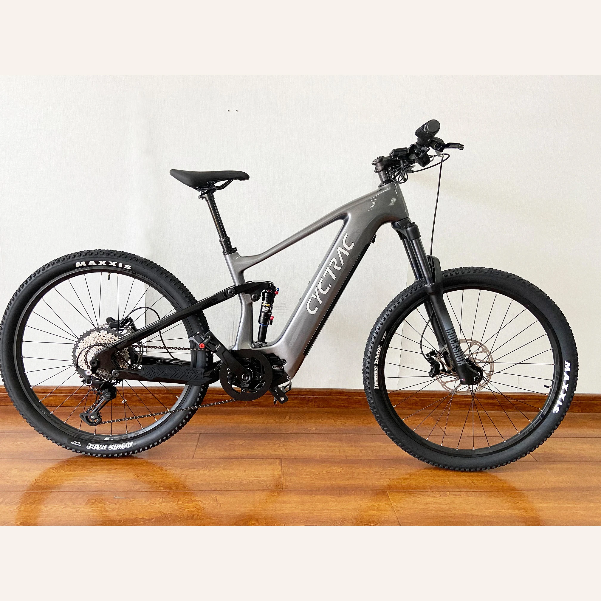 Long Range Pedal Assist Electric Dual Suspension Mountain Bike