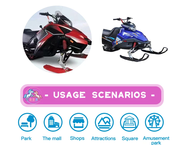 New Arrival Ice and Snow Entertainment Sports Motorcycle for Adults