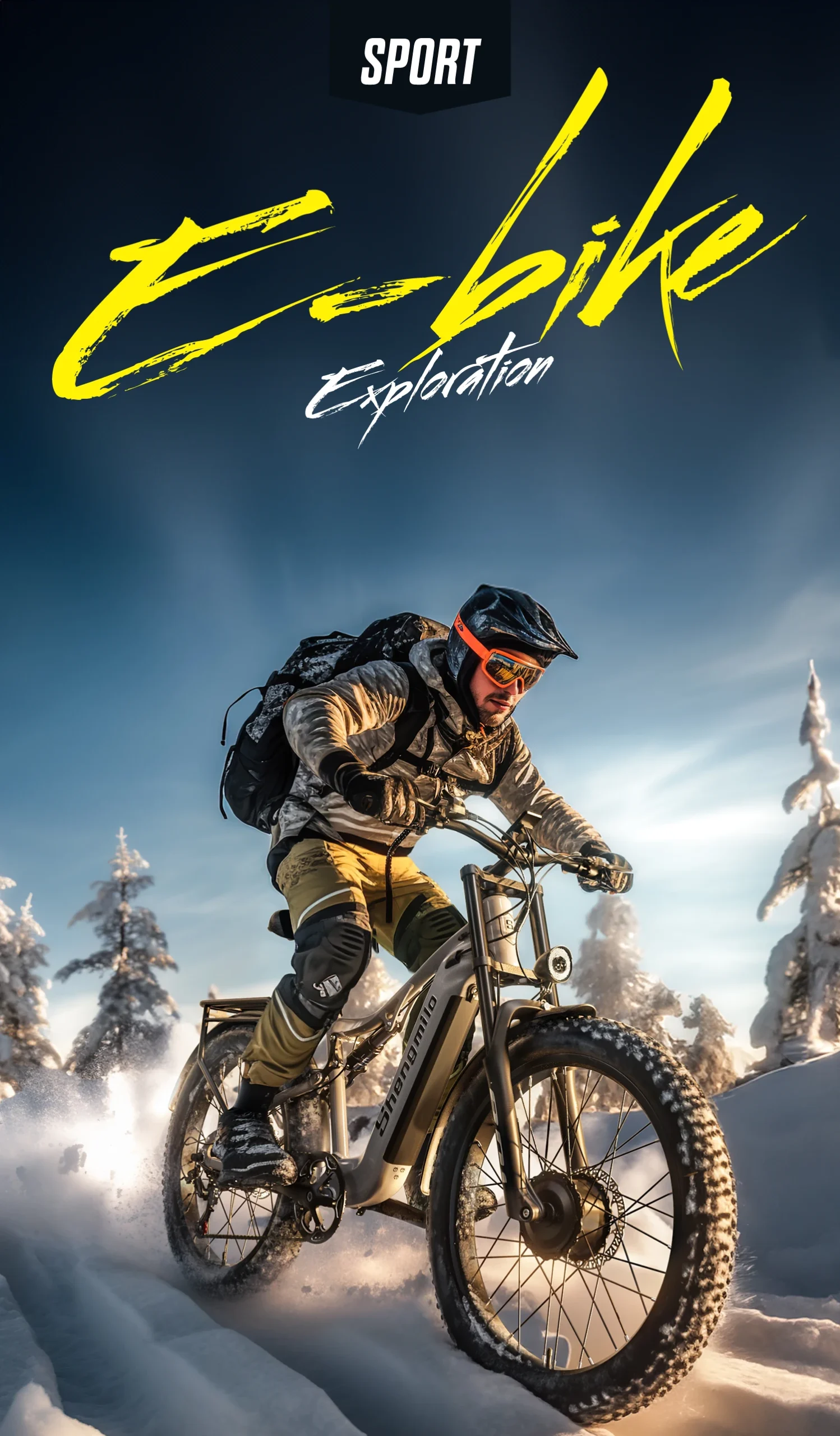 Shengmilo S600 Electric Bike Dual Motor2000W  48V17.5AH Battery