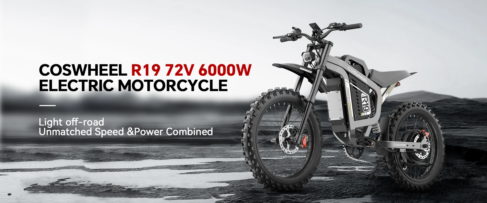 All Terrain Peak 6000w Off-road Electric Motorcycle Bike