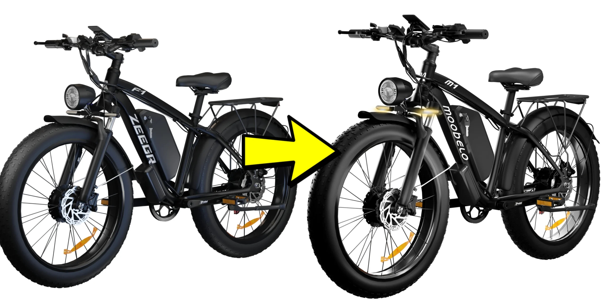 Moobelo M1 2000W Dual-Motor E-Bike 48V 22.4ah Fat Tires