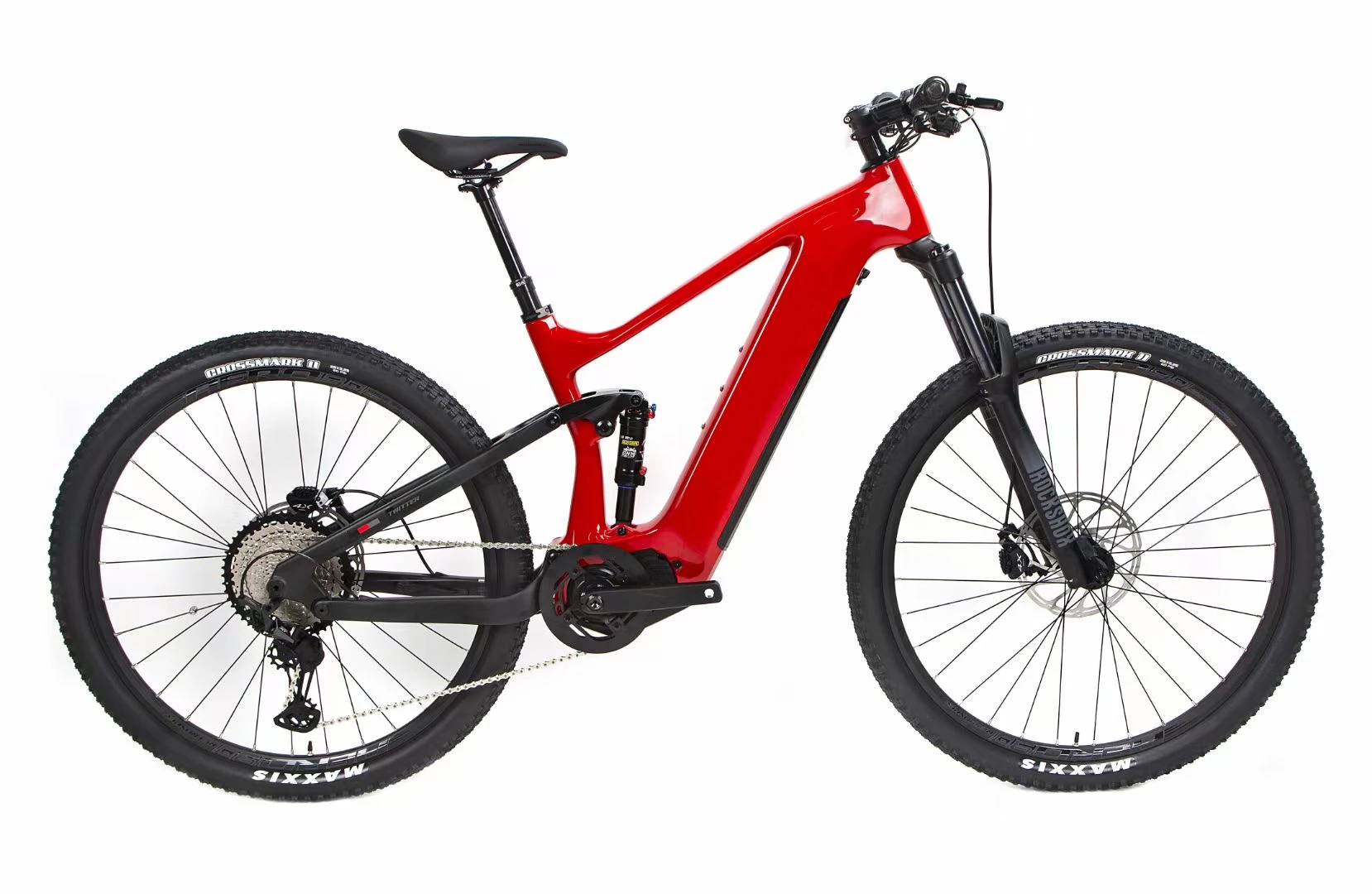 Long Range Pedal Assist Electric Dual Suspension Mountain Bike