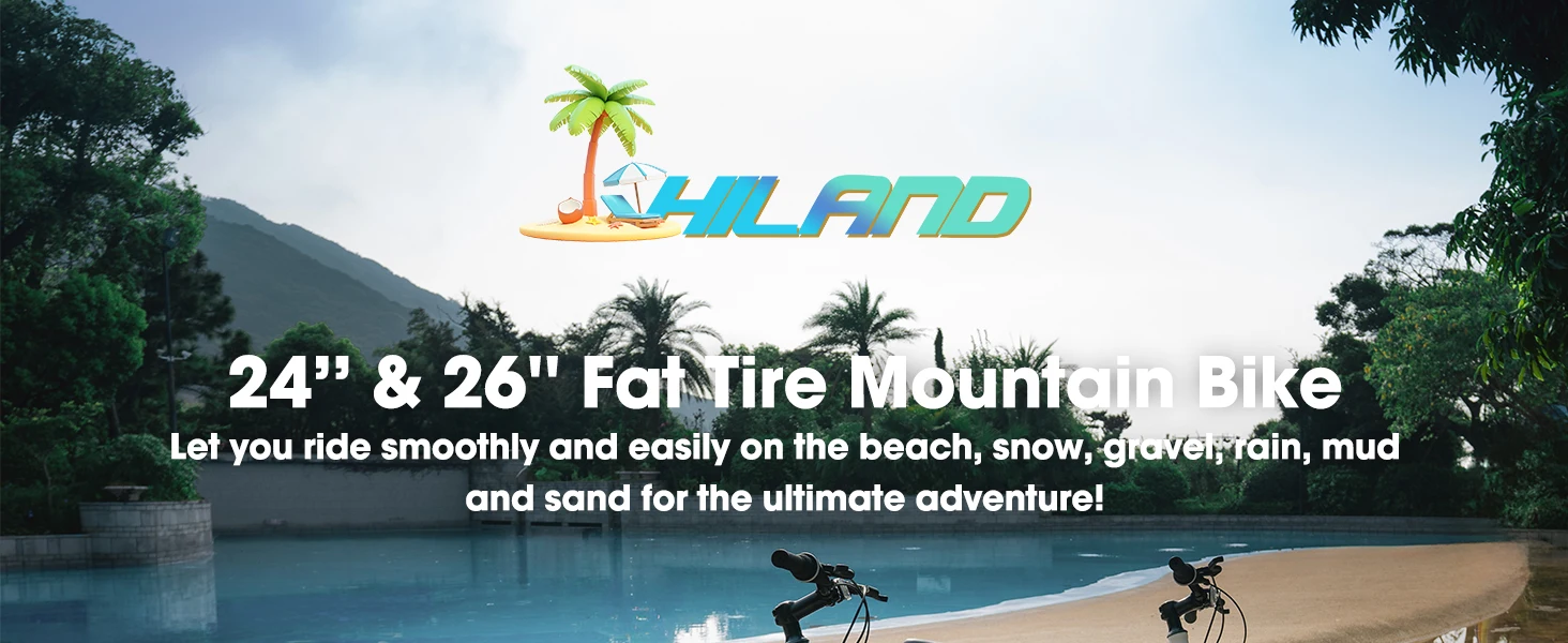 Hiland 20 Inch Kids' Bicycles Fat Tire Mountain Bike for  Age 5 + Years.