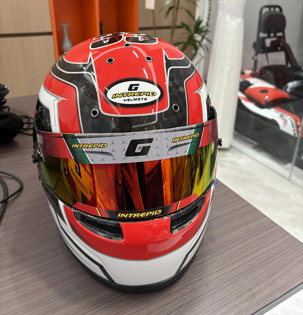 Lightweight Carbon Fiber Helmet for Karting Racing Full Face Carbon