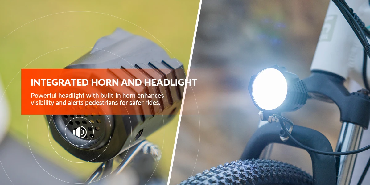 5TH WHEEL AB17 Electric Bike, 700W Peak Motor, 23 Mph Max Speed