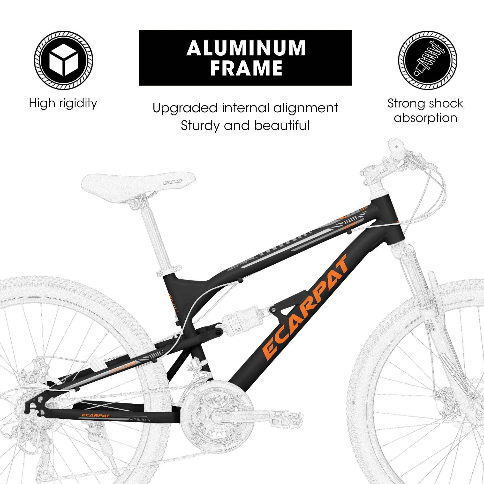 Mountain Bicycle for City & Trail Riding.