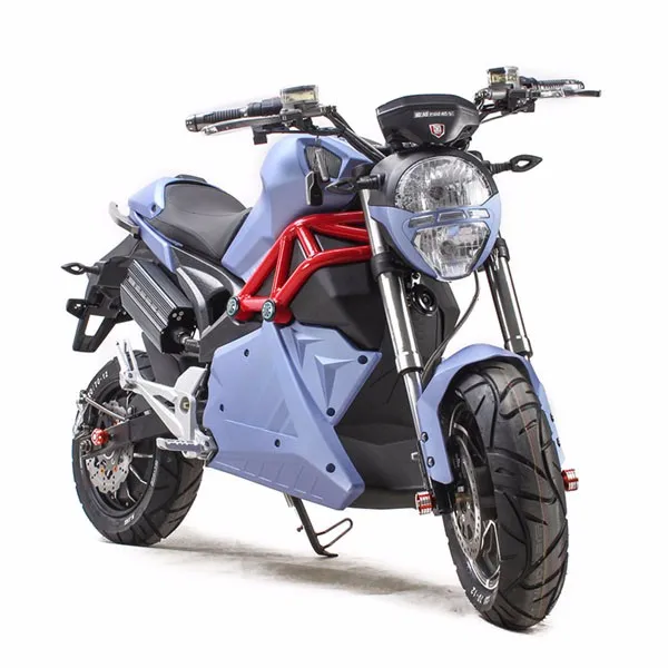 High Quality 7 Colors Available 2000W Electric Motorcycle 72/60V