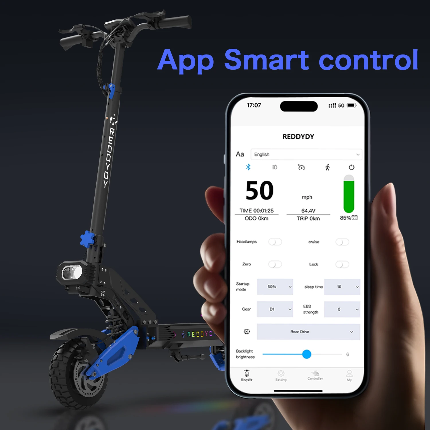 Electric scooter 50 MPH Fastest Dual Motor Scooter for adults