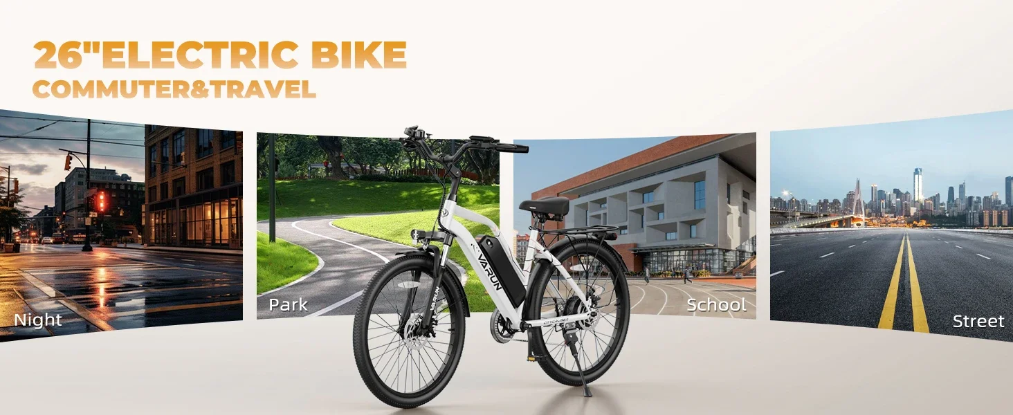 VARUN CITY CRUISER 500W Motor Electric Bicycle Adult E-Bike