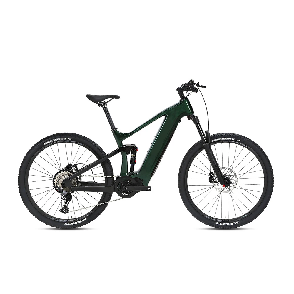Long Range Pedal Assist Electric Dual Suspension Mountain Bike