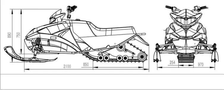 Chinese Brand Electric Snowmobile Electric Motorcycle Remote