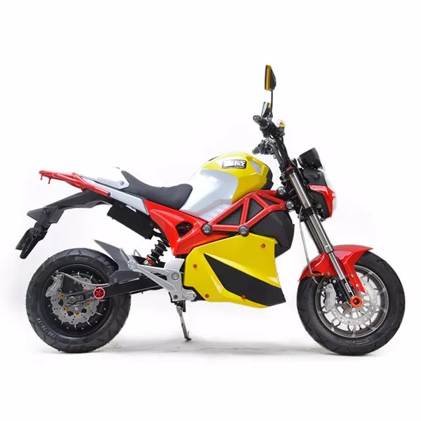 High Quality 7 Colors Available 2000W Electric Motorcycle 72/60V