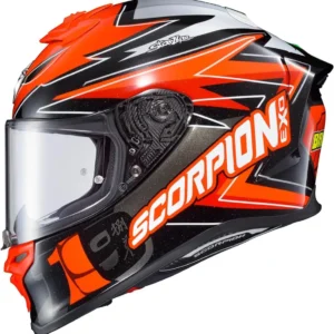 R1 Air Full Face Adult Motorcycle Helmet with Pinlock Race Ready Shield