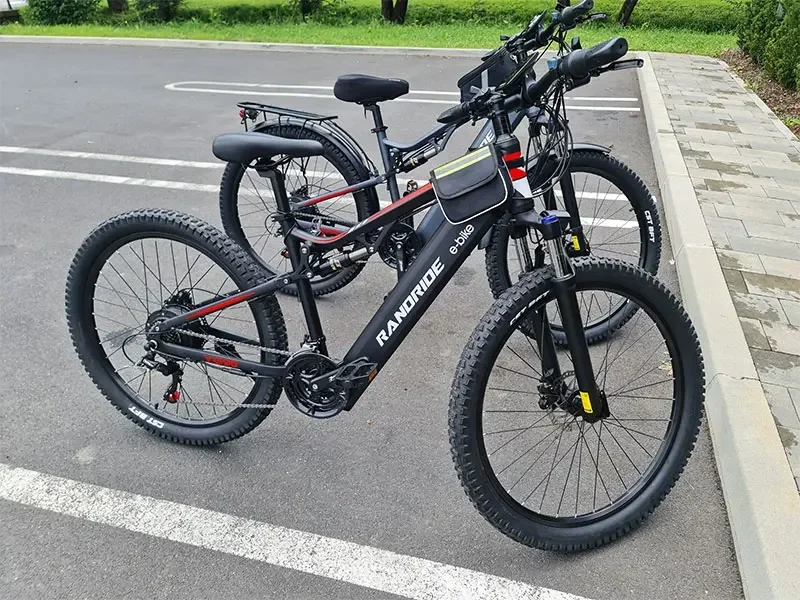 E-bike RANDRIDE YG90 MTB1000W 48V 17Ah Road Bike27.5 Inch