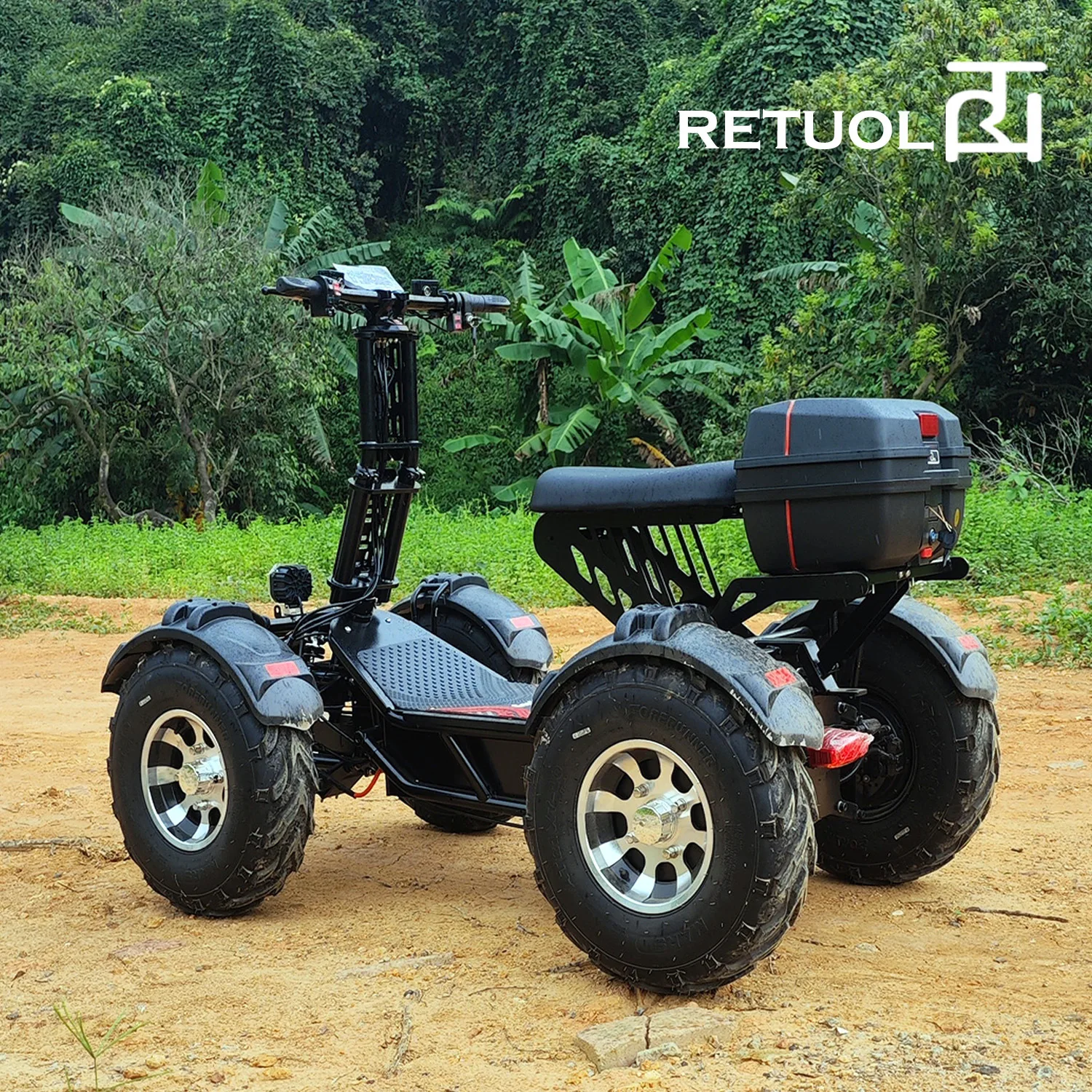 60V 60AH Electric Drift ATV, 500CC High Power 4WD Off-Road Vehicle