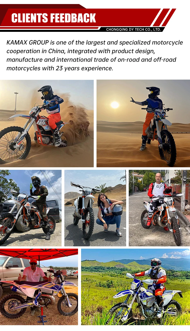 Hot selling KAMAX dirt bike K23 300cc 2-Stroke Sport Cross Motorcycle