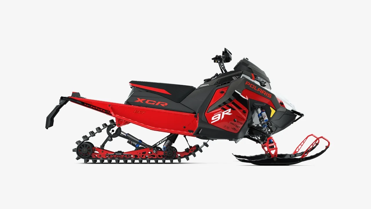 600cc Turbocharged 4-Stroke Snowmobile, 2-Seater Adult  with Hydraulic Brakes