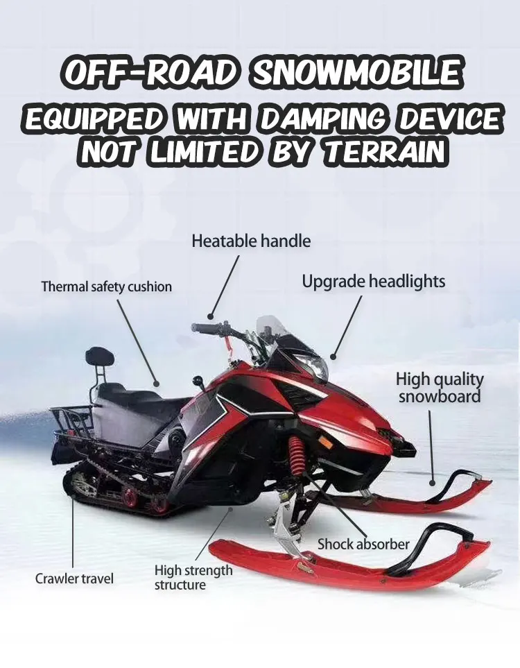 New Arrival Ice and Snow Entertainment Sports Motorcycle for Adults