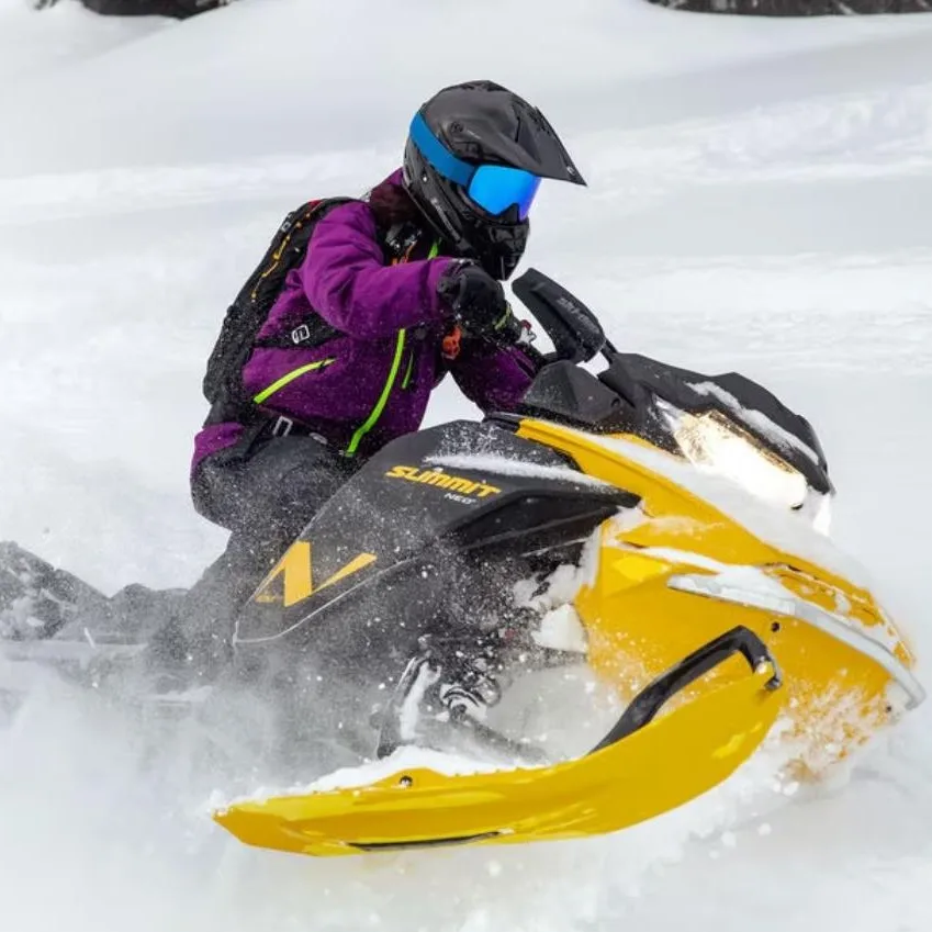 600cc Turbocharged 4-Stroke Snowmobile, 2-Seater Adult  with Hydraulic Brakes