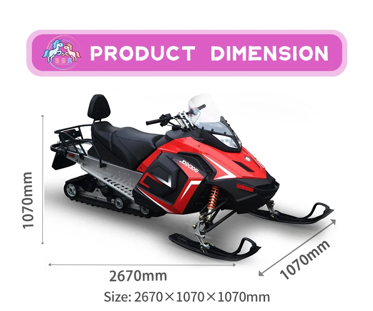 380cc Snowmobile CCC Certification Gas Snowmobile