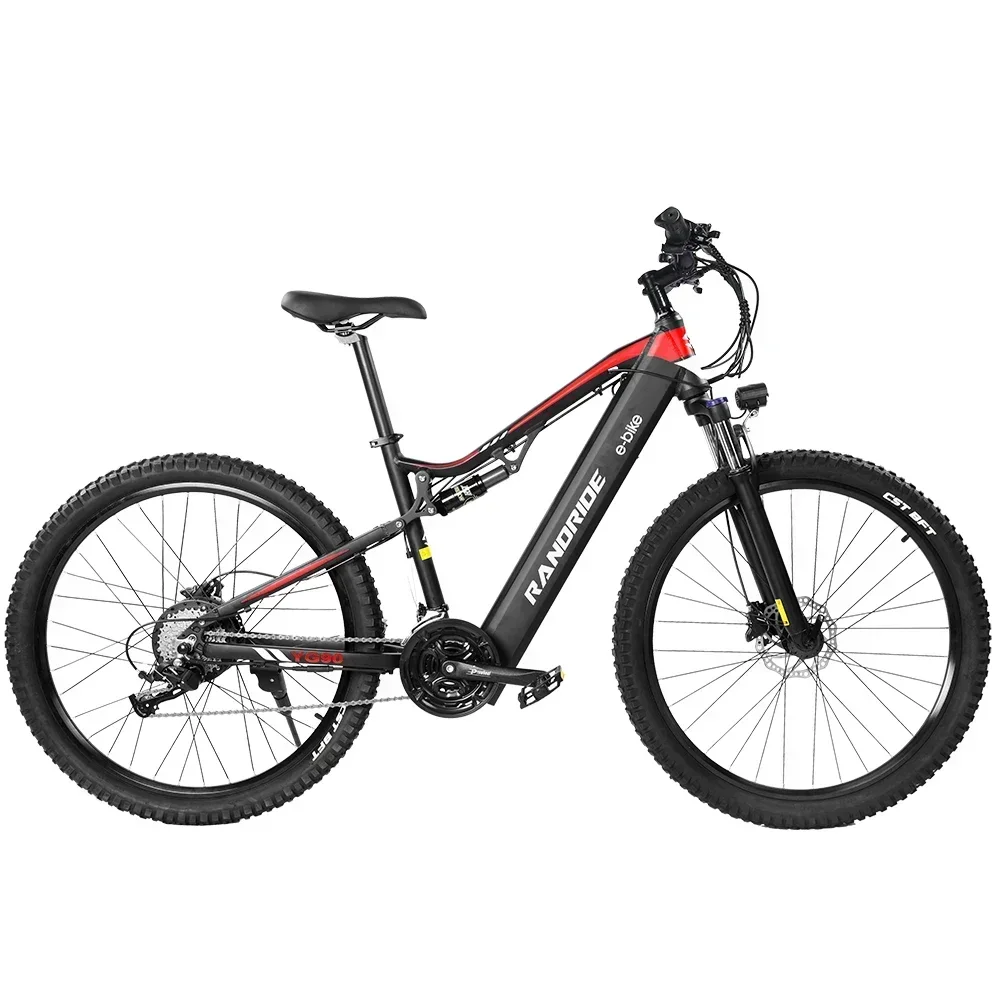 E-bike RANDRIDE YG90 MTB1000W 48V 17Ah Road Bike27.5 Inch