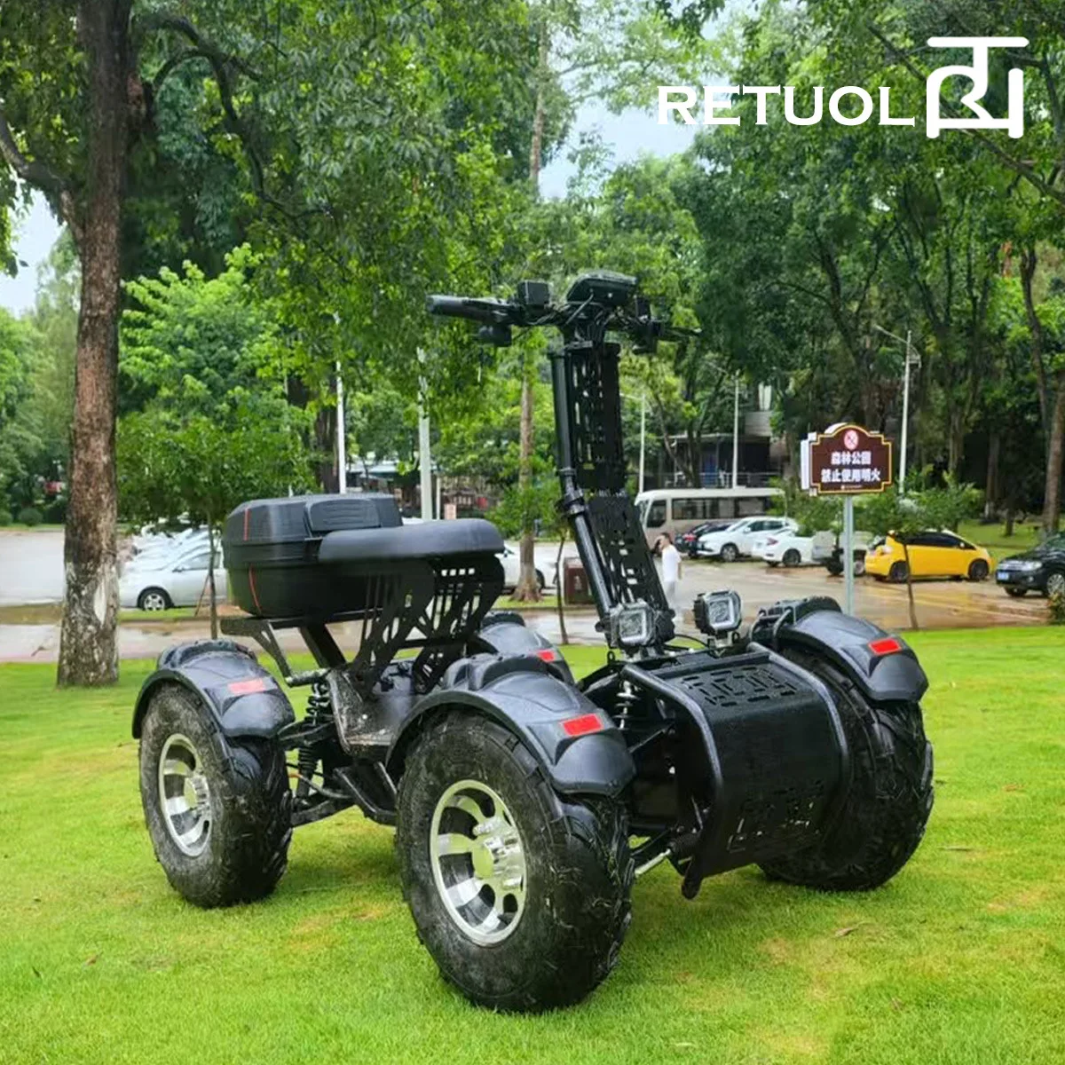 60V 60AH Electric Drift ATV, 500CC High Power 4WD Off-Road Vehicle