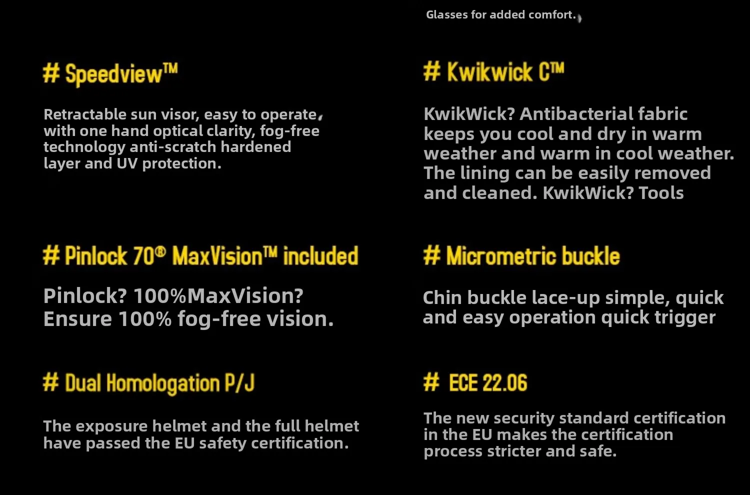 Scorpion Motorcycle Helmet ECE DOT Certification Double Lens