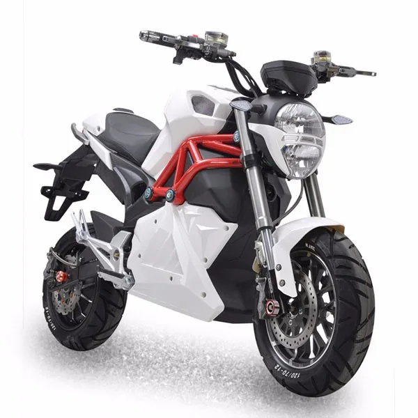 High Quality 7 Colors Available 2000W Electric Motorcycle 72/60V