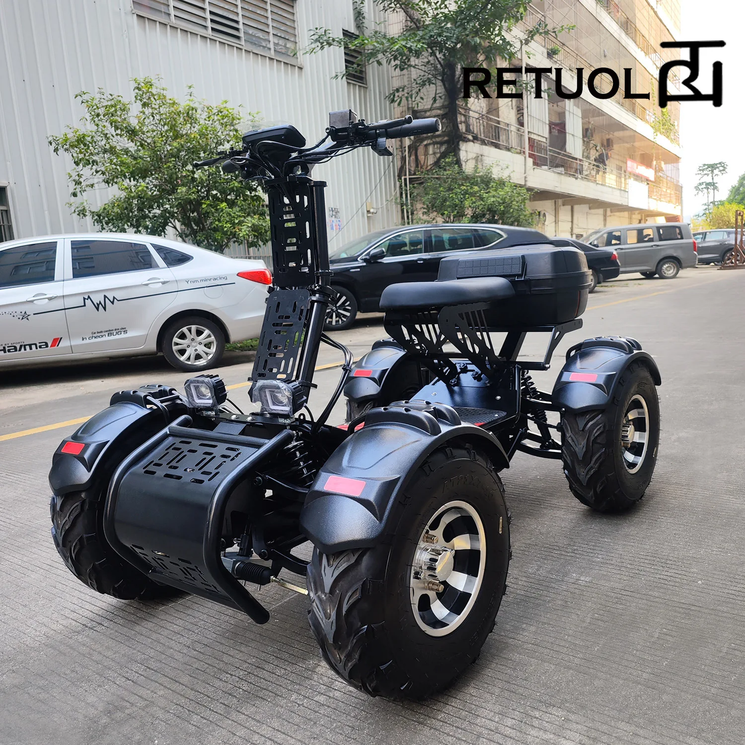 60V 60AH Electric Drift ATV, 500CC High Power 4WD Off-Road Vehicle