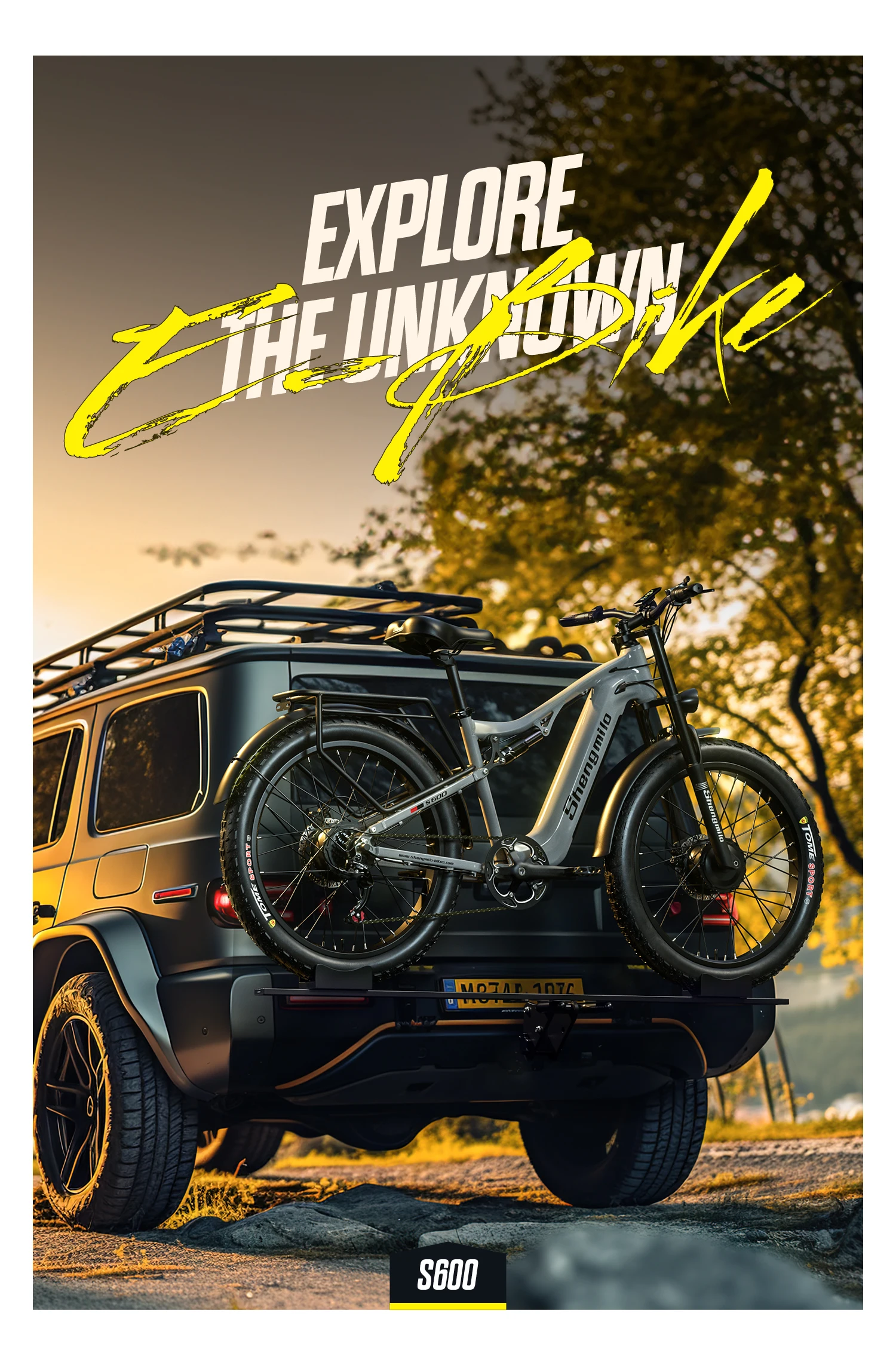 Shengmilo S600 Electric Bike Dual Motor2000W  48V17.5AH Battery