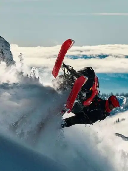 Hot Sale High Safety 220cc Adults Snowmobile Full Steel Frame