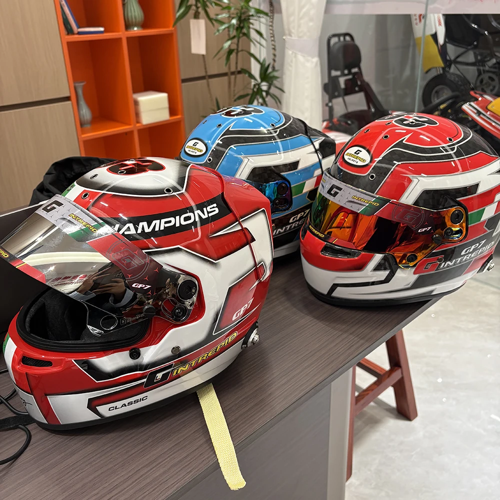 Lightweight Carbon Fiber Helmet for Karting Racing Full Face Carbon