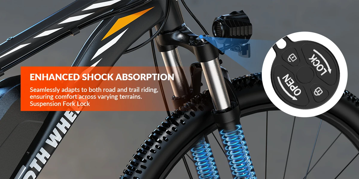 5TH WHEEL AB17 Electric Bike, 700W Peak Motor, 23 Mph Max Speed