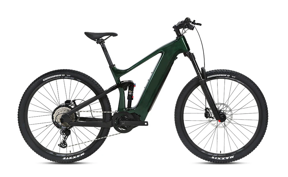 Long Range Pedal Assist Electric Dual Suspension Mountain Bike