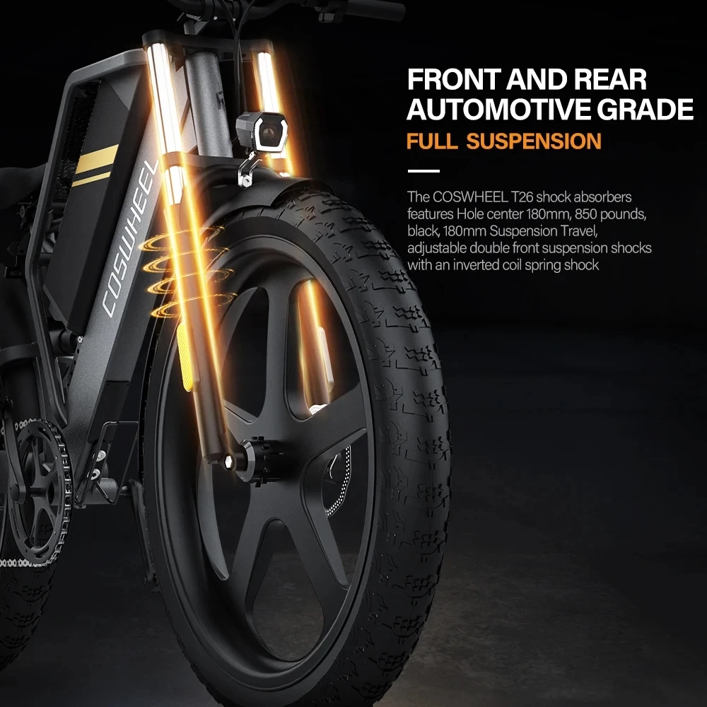 Coswheel T26 adult E-bike 500W 48V20Ah battery