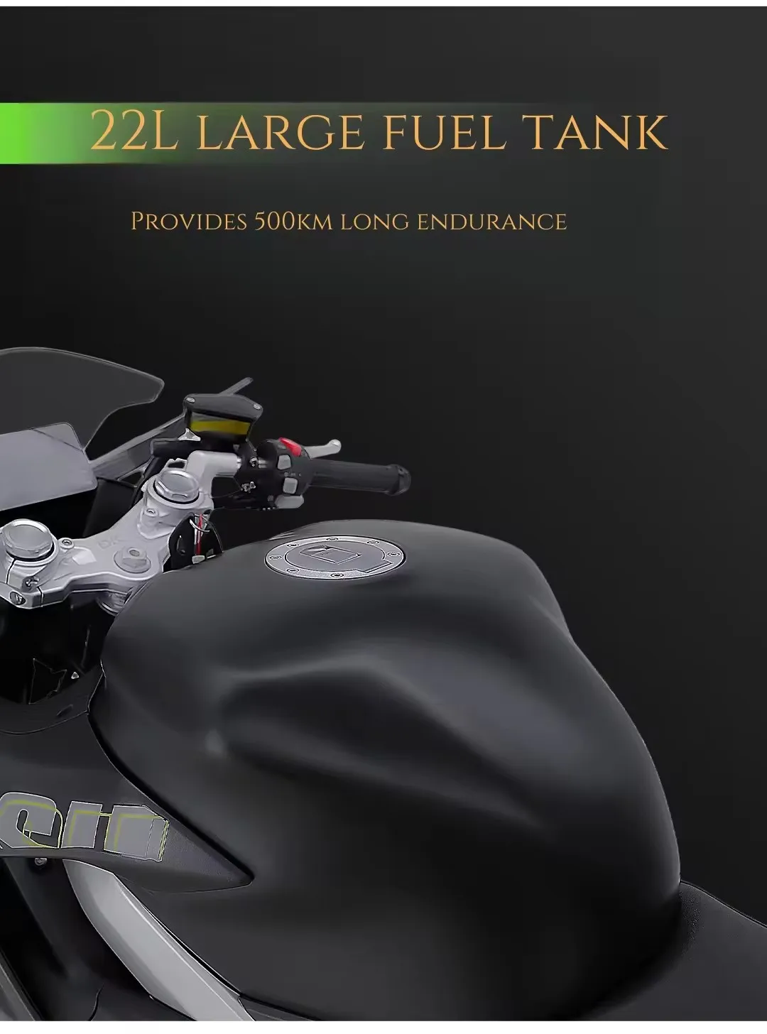 Racing Adult Motorcycle Fuel 400cc Water-cooled