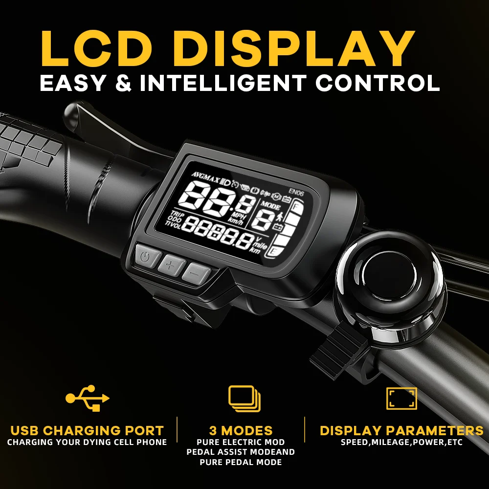 Cybervelo 1000W  Foldable E-bike for adults