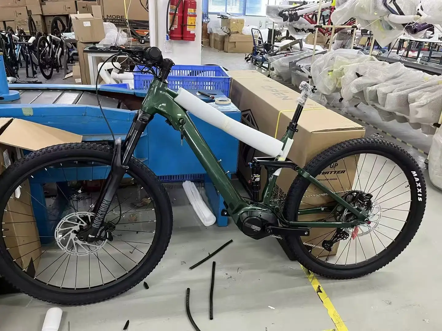 Long Range Pedal Assist Electric Dual Suspension Mountain Bike