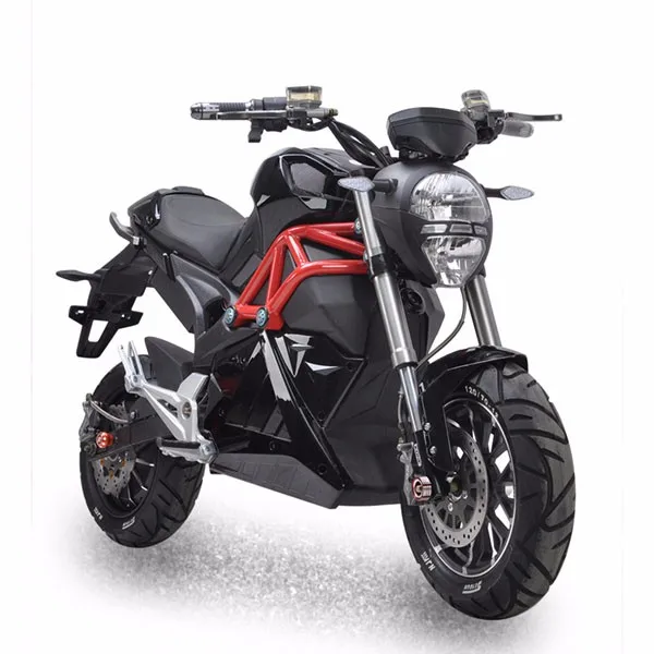 High Quality 7 Colors Available 2000W Electric Motorcycle 72/60V