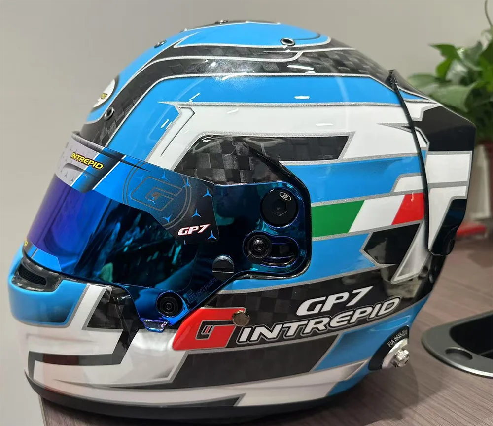 Lightweight Carbon Fiber Helmet for Karting Racing Full Face Carbon