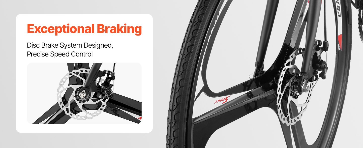 SucceBuy Road Bike Wheels Racing Bike 14 Speed bicycle