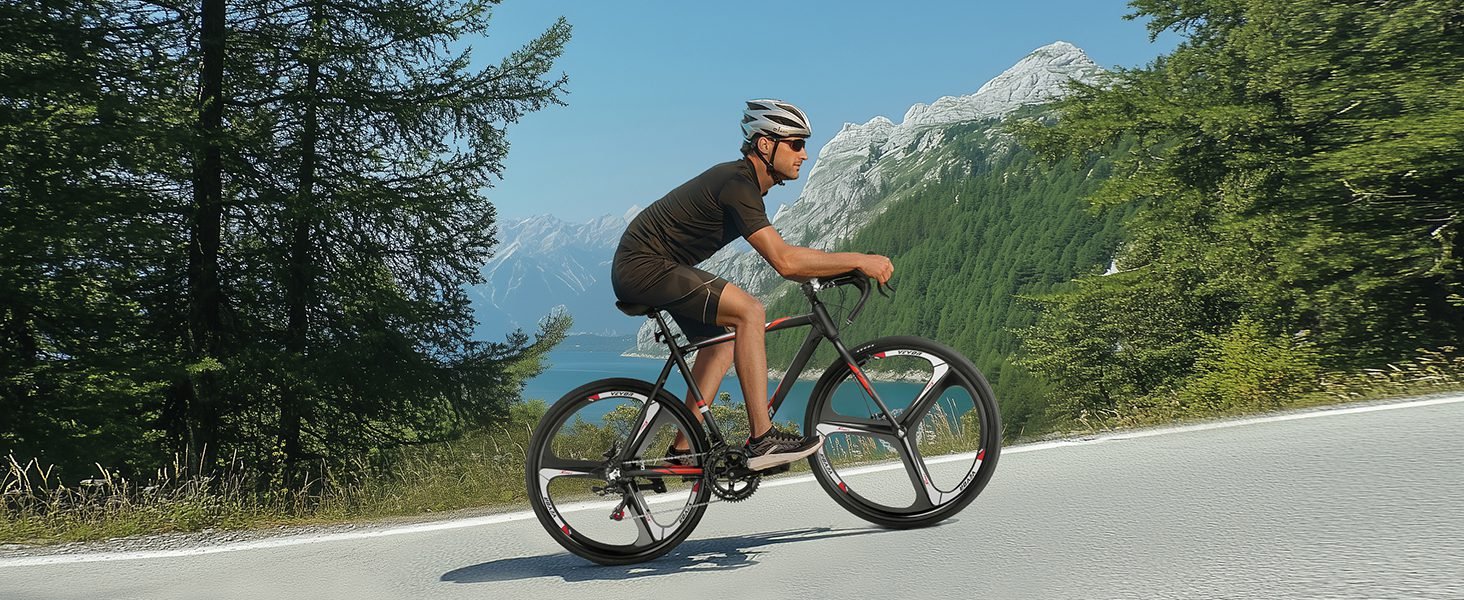 SucceBuy Road Bike Wheels Racing Bike 14 Speed bicycle